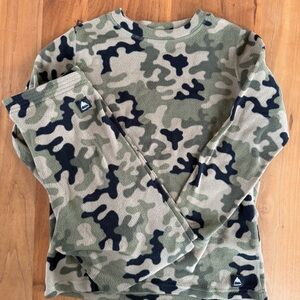 Burton Kids Camo Matching Set - Green and Black